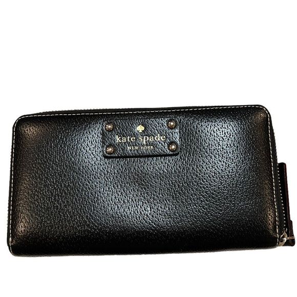 kate spade Handbags - Kate Spade Zip Around Leather Wallet